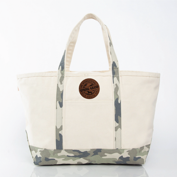 Spring Grand 24 Camo Large Tote