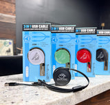 DD Accessory - Retractable 3 IN 1 USB Charging Cable