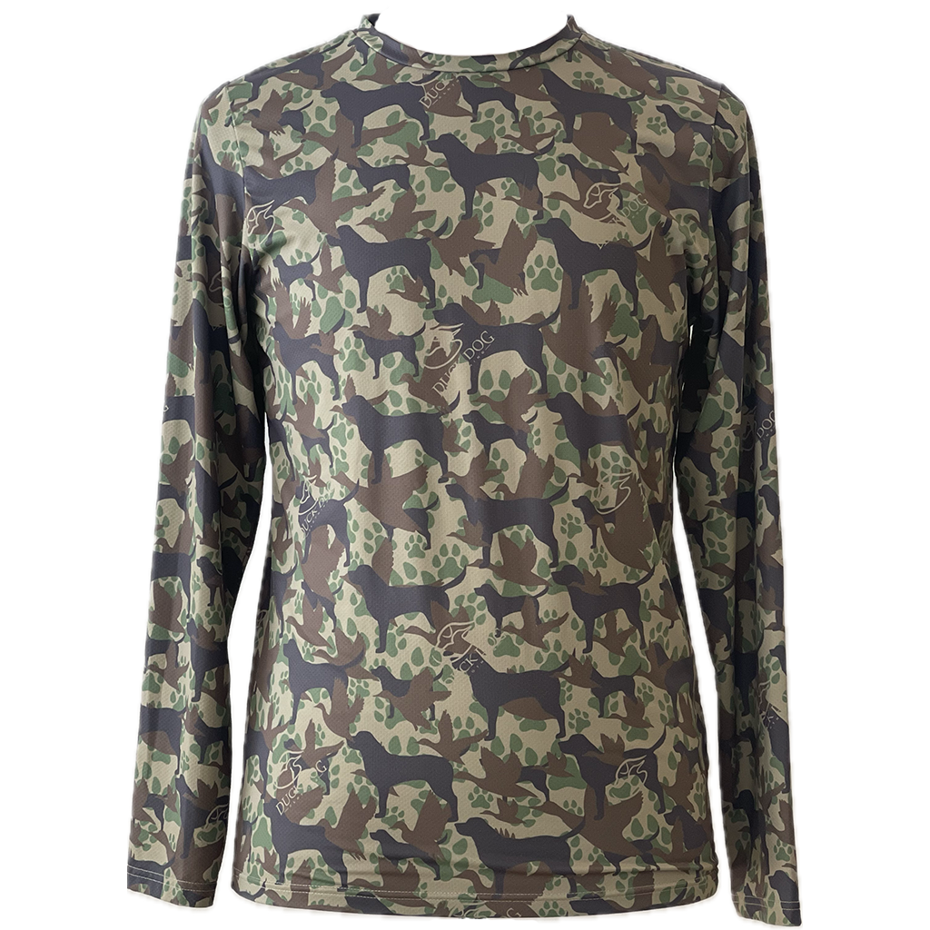Duck Dog Original Camo - Long Sleeve Unisex Performance T