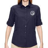 MN Ladies'  Performance Shirt with Roll-Up Sleeves