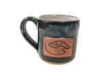 Handmade Ceramic Mug with Duck Dog Clothing Logo