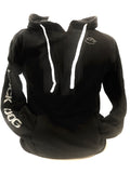 Ladies Hoodie - Black Duck Dog Logo