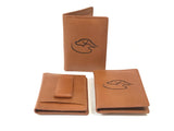 Duck Dog Clothing Logo - Leather Clip Bi-Fold Wallet