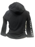 Ladies Hoodie - Black Duck Dog Logo
