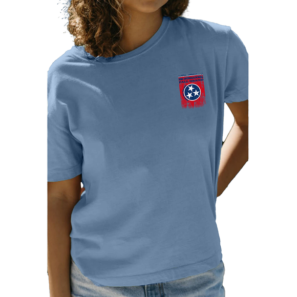 Blue 84 Brand - Fall Grand 25 S/S T'Shirt - TN Flag Ladies