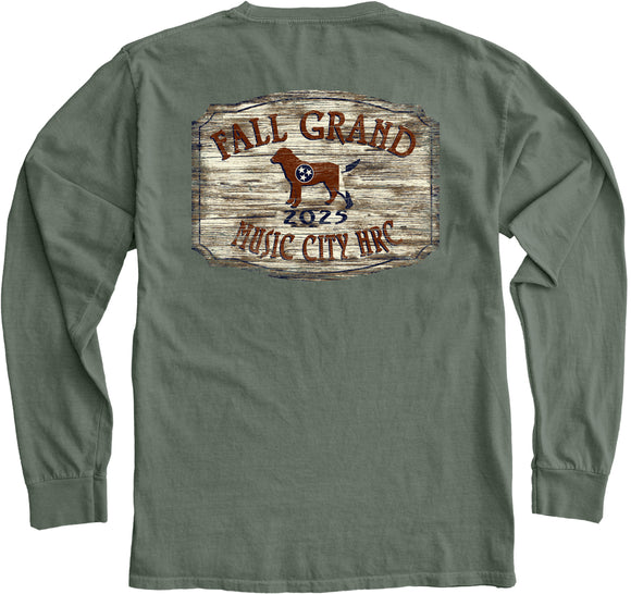 Blue 84 Brand Fall Grand 25 L/S T'Shirt- Wooden Sign
