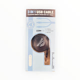 DD Accessory - Retractable 3 IN 1 USB Charging Cable