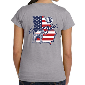 MN2023 Ladies S/S T'Shirt - American Pride