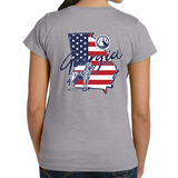 MN 2023 Ladies S/S T'Shirt - American Pride