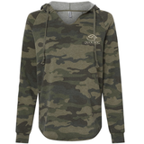 Camo Fleece Hoodie - Ladies