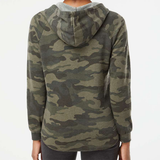 Camo Fleece Hoodie - Ladies