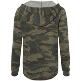 Camo Fleece Hoodie - Ladies