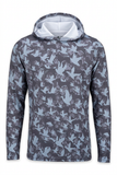 Duck Dog Original Camo - Long Sleeve Hoodie Unisex Performance T Shirt,  Sunproof SPF 50+