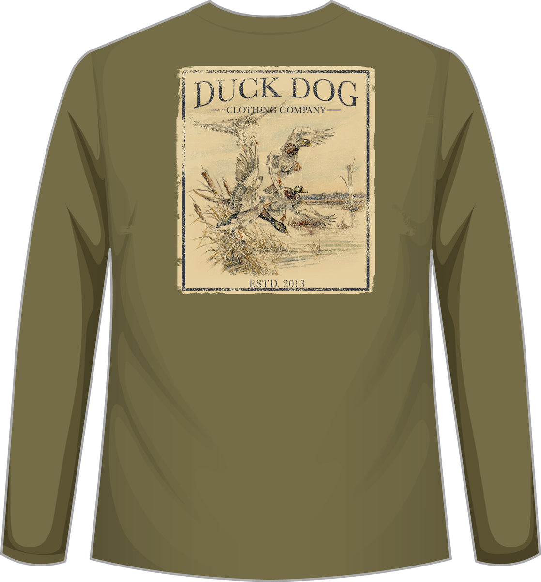 Long Sleeve American Decoy Shirts Duck Dog Clothing Co.