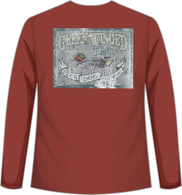 Long Sleeve - Green Winged Teal