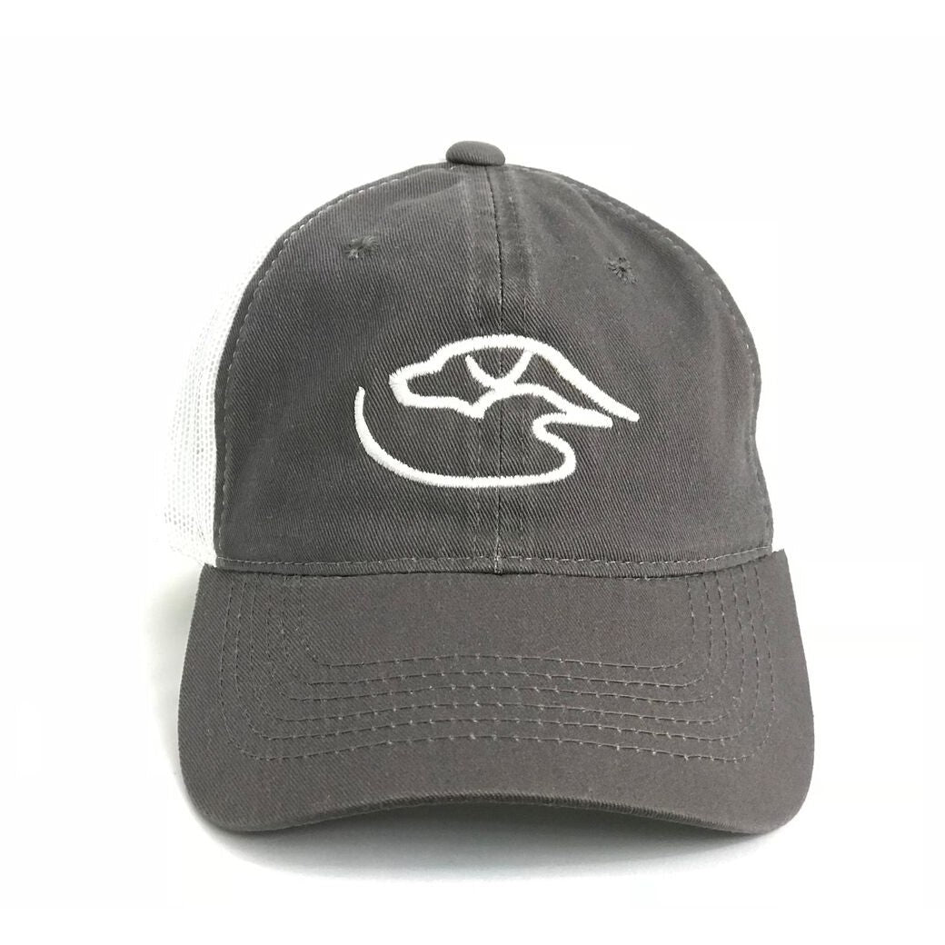 Trucker Logo ~ Charcoal/White – Duck Dog Clothing Co.