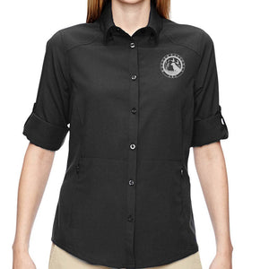 MN Ladies'  Performance Shirt with Roll-Up Sleeves