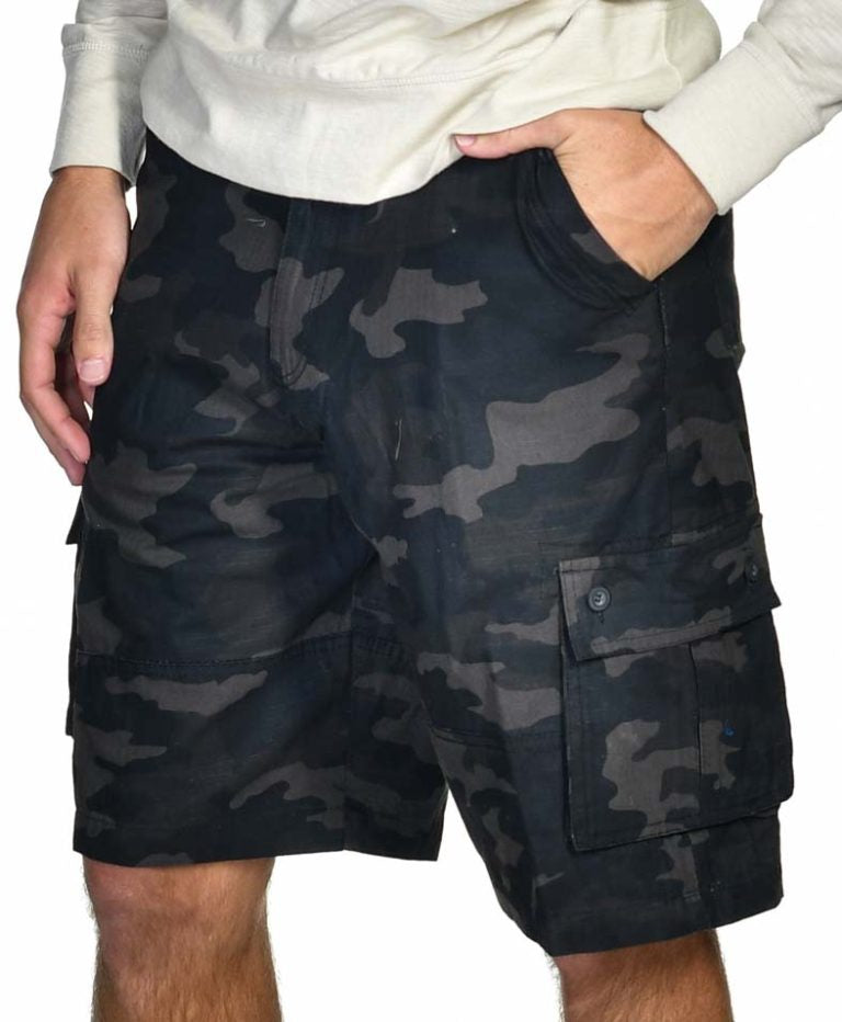 Men's Camo Cotton Ripstop Shorts - Sahara – Duck Dog